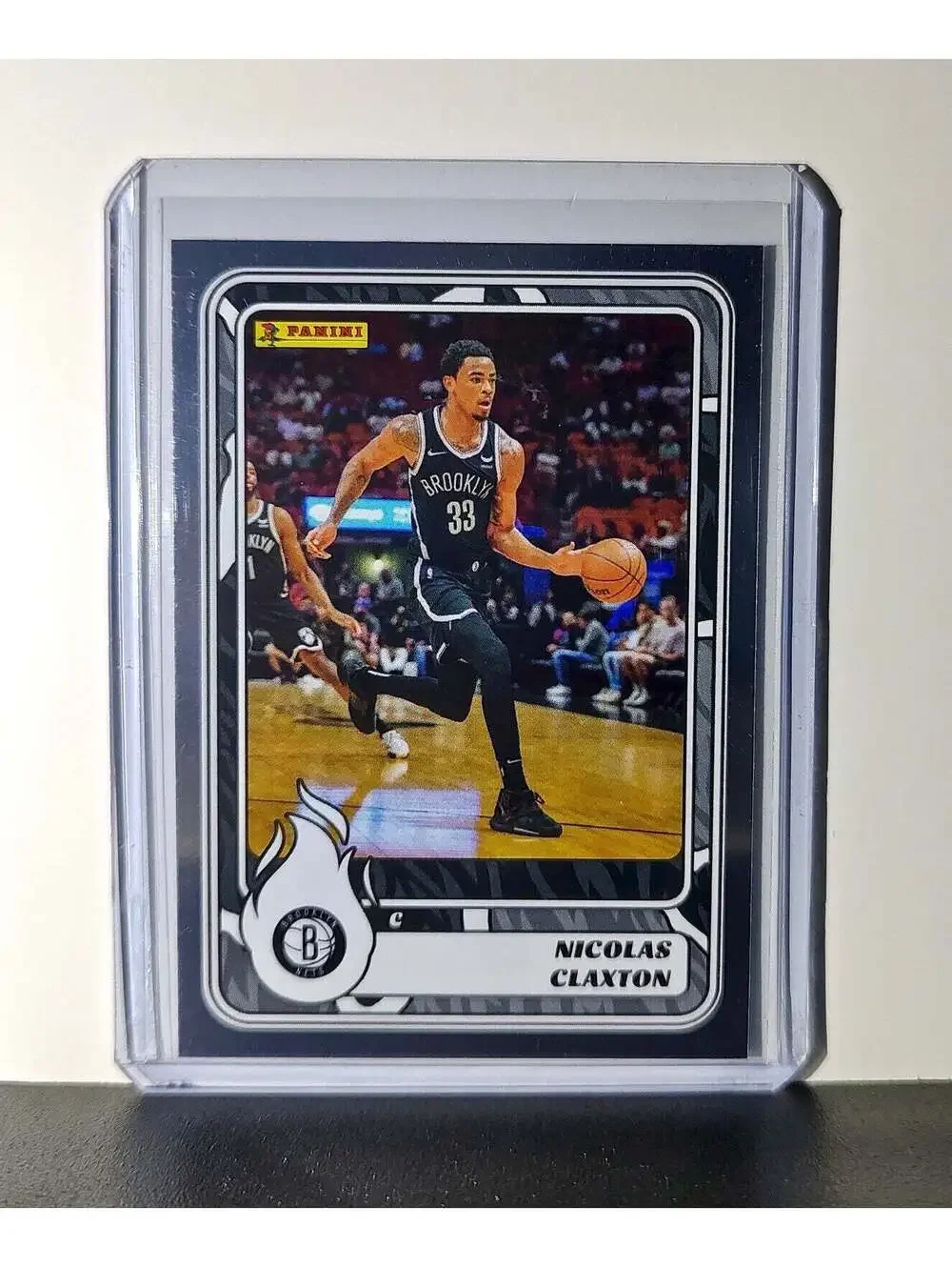 Nicolas Claxton 2024-25 Panini NBA #62 Foil Sticker Card Brooklyn Nets